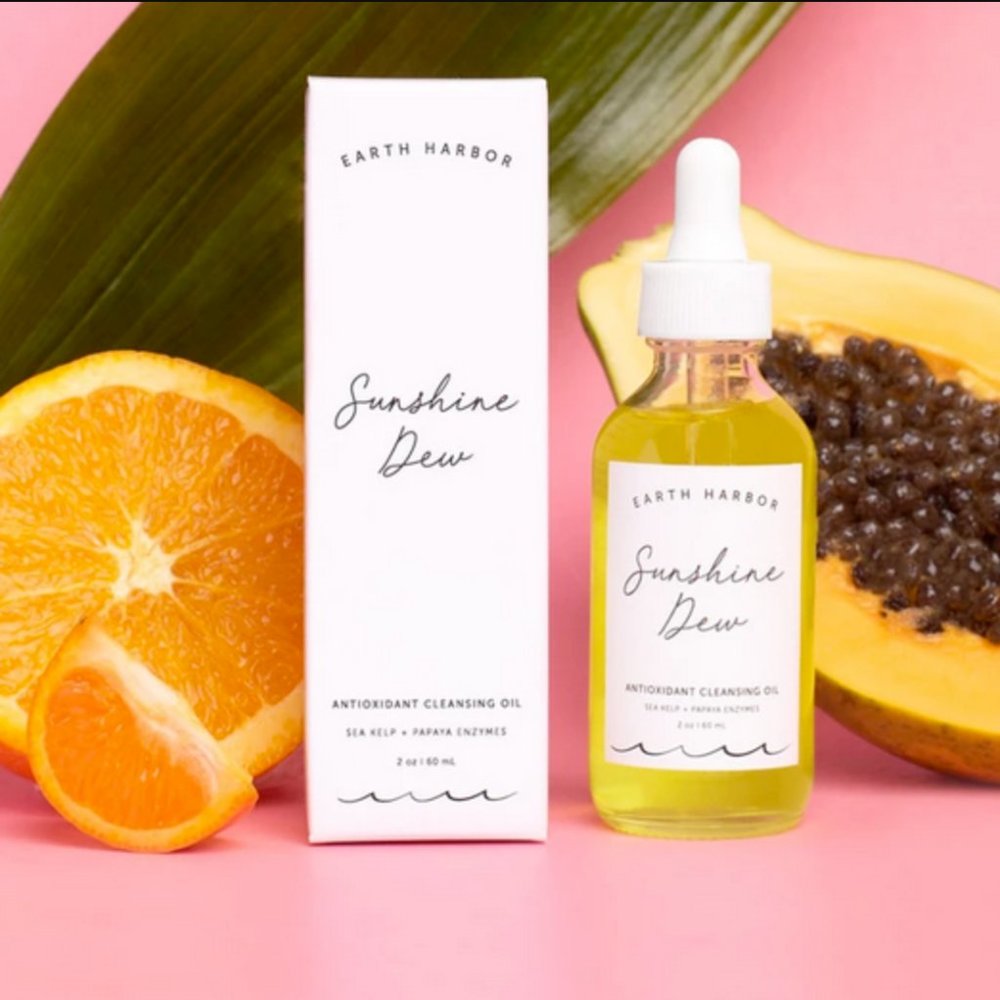 Earth Harbor Sunshine Dew Antioxidant Cleansing Oil Sea Kelp & Papaya Enzymes